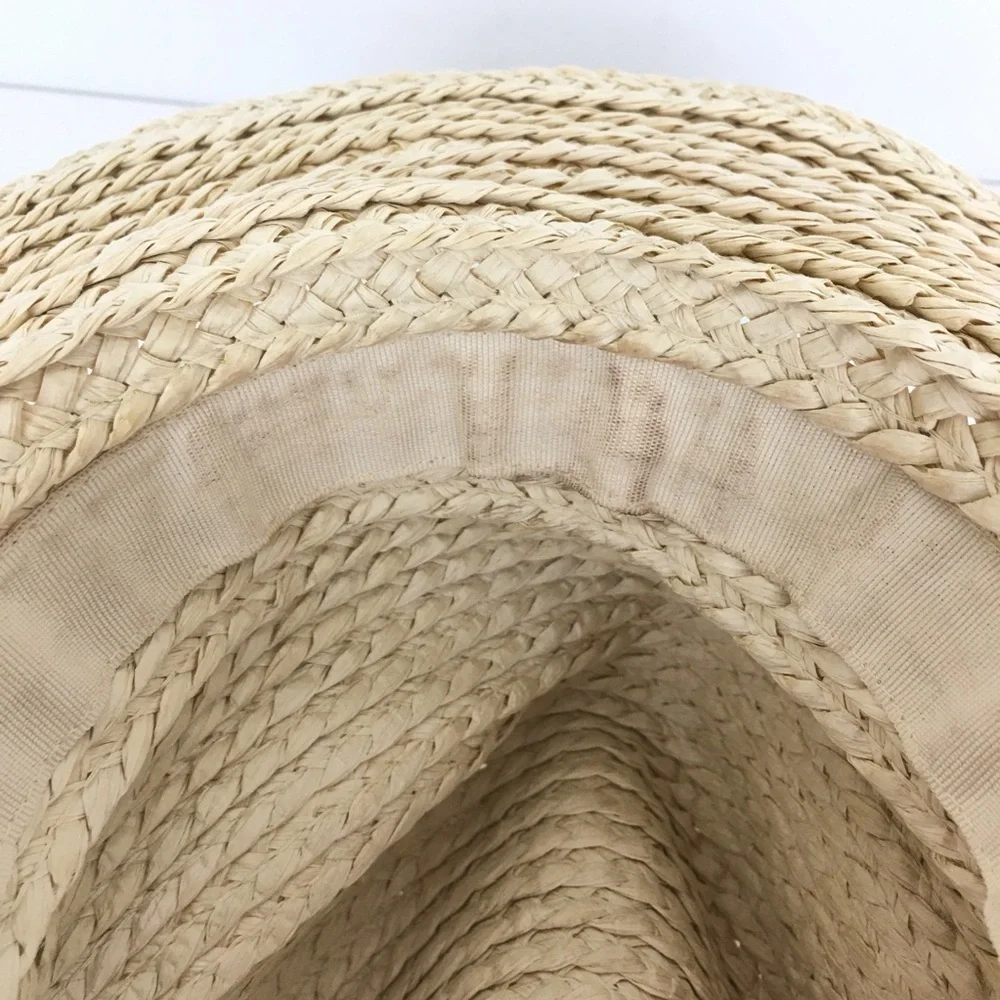 Banana Republic Woven Sun Hat NEW Size Small/Medium MSRP $70 Natural Tan NWT